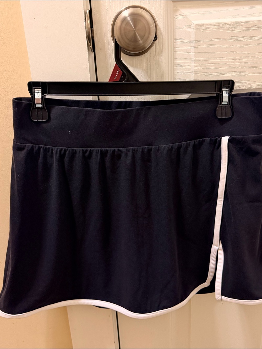 all in motion black with white trim Athletic Skort with White Logo